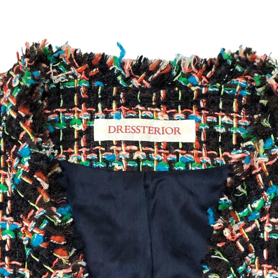 DRESSTERIOR(ドレステリア) ツイード フリンジ ジャケット 085 DRESSTERIOR(ドレステリア) ツイード フリンジ ジャケット 085