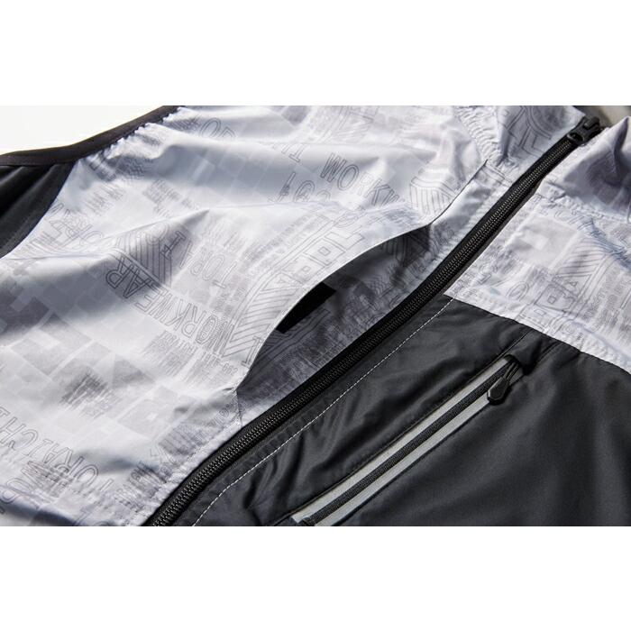 M-5L 空調服 作業服 寅壱 1075-662 エアーべスト (夏用)(ファン無し) | 寅壱 | 08