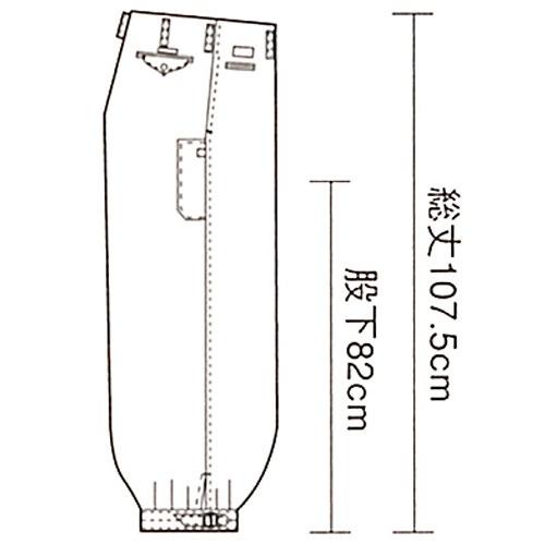 INFINITY MAX 1309-414 ロングニッカ 110cm (鳶衣料 年間)｜1up｜04