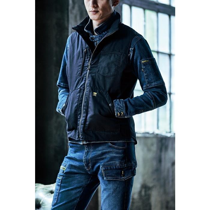 【廃番特価】M-5L 作業服 寅壱 ベスト 1802-602 TORAsted Military Vest (大きいサイズも同価格) | 寅壱 | 03