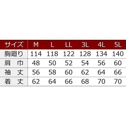 寅壱 2010-124 長袖ブルゾン 3L｜1up｜03