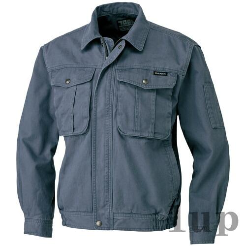 寅壱 【廃番特価】M-5L 作業服 作業着 2221-124 長袖ブルゾン 綿100