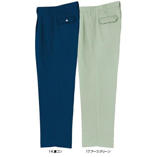 【廃番特価】70-120cm 作業服 寅壱 作業着 3400-703 ツータックスラックス  (作業ズボン 年間)(大きいサイズも同価格) | 寅壱 | 01