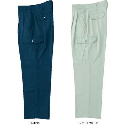 【廃番特価】70-120cm 作業服 寅壱 作業着 3401-207 ツータックパワー (作業ズボン 春夏用)(大きいサイズも同価格) | 寅壱 | 01