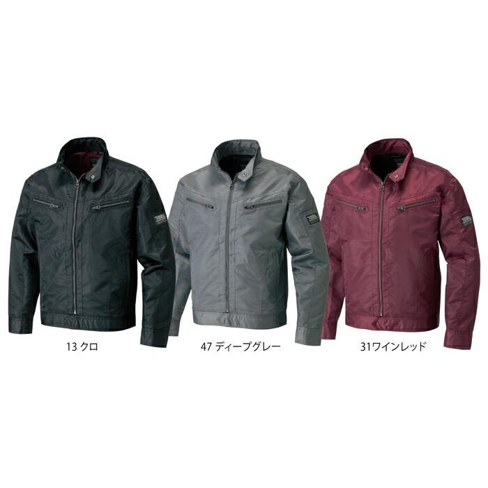 【廃番特価】M-5L 作業服 寅壱 作業着 3680-554 ライダースジャケット (撥水ウインドブレーカー)(大きいサイズも同価格) | 寅壱 | 03