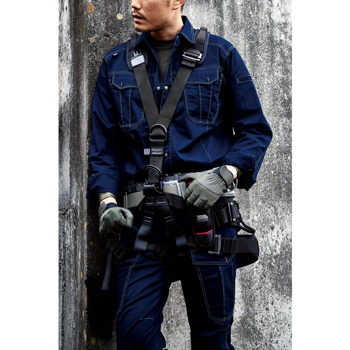 M-5L 作業服 寅壱 作業着 3900-124 長袖ブルゾン  (スタイリッシュ／レギュラーフィット 春夏用)(大きいサイズも同価格) | 寅壱 | 10