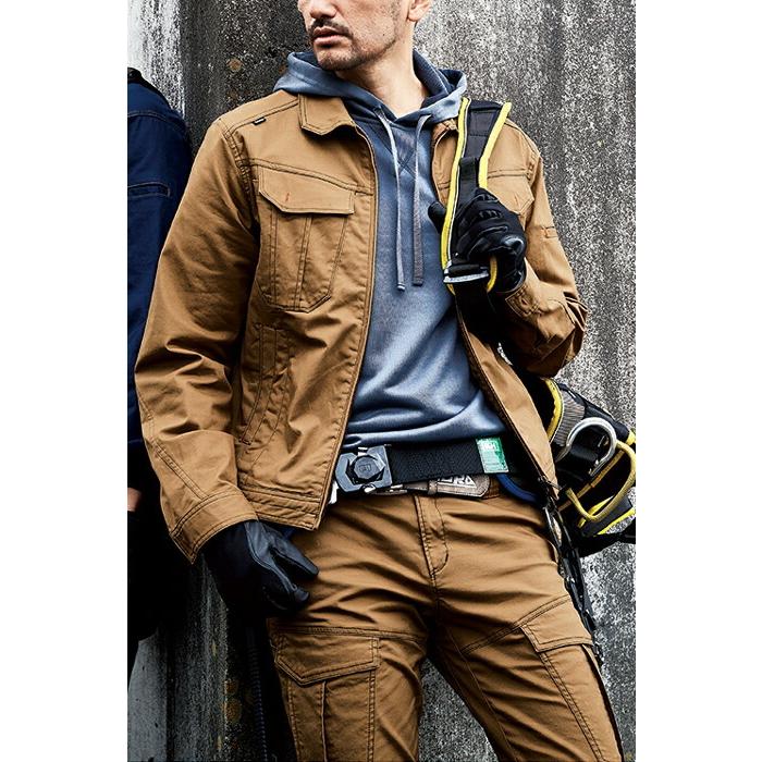 M-5L 作業服 寅壱 作業着 3900-124 長袖ブルゾン  (スタイリッシュ／レギュラーフィット 春夏用)(大きいサイズも同価格) | 寅壱 | 03