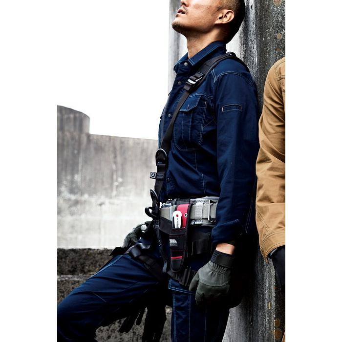 Ｍ-5Ｌ 作業服 寅壱 作業着 3900-125 長袖シャツ (スタイリッシュ／レギュラーフィット 春夏用)(大きいサイズも同価格) | 寅壱 | 10