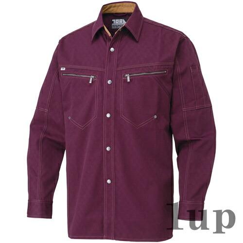 【廃番特価】M-5L 作業服 寅壱 作業着 3910-125 長袖シャツ (春夏用)(大きいサイズも同価格) | 寅壱 | 09