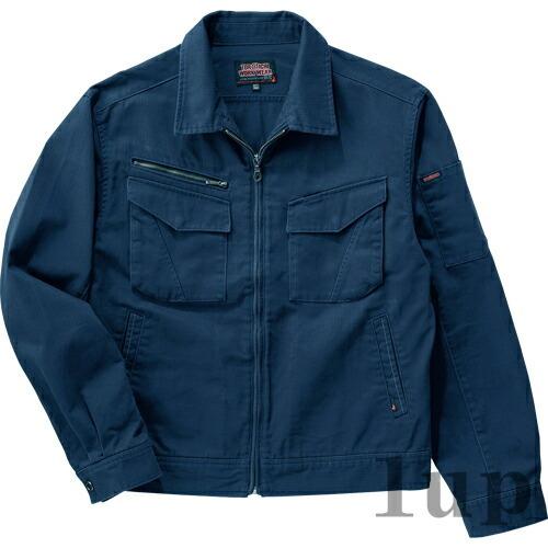 【廃番特価】M-5L 作業服 寅壱 作業着 3950-124 長袖ブルゾン 綿100％ (大きいサイズも同価格) | 寅壱 | 08