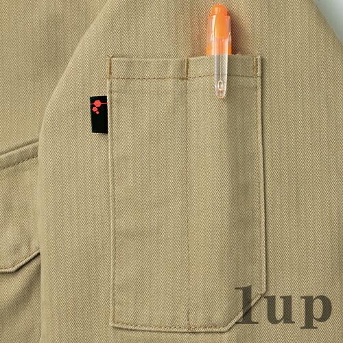 【廃番特価】M-5L 作業服 寅壱 作業着 3950-125 長袖シャツ 綿100％ (大きいサイズも同価格) | 寅壱 | 10