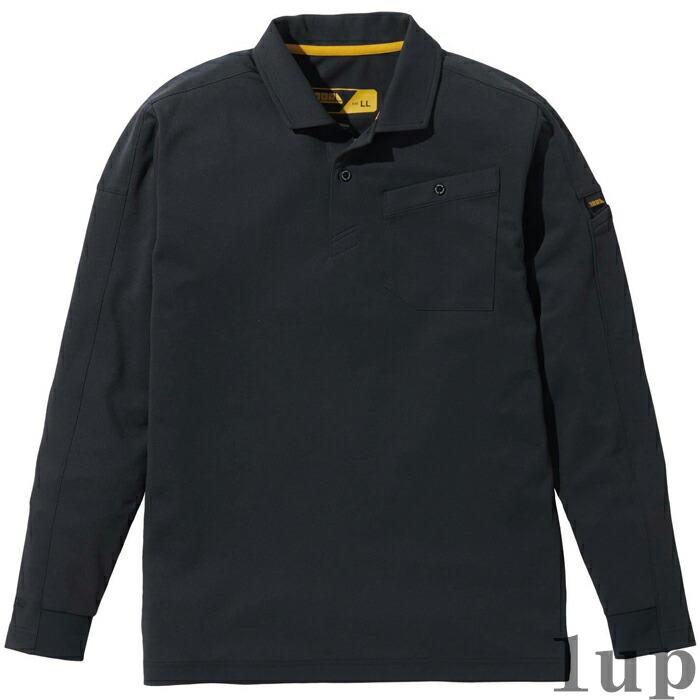 S-5L 作業服 寅壱 作業着 5880-614 長袖ポロシャツ  年間 レギュラーフィット | 寅壱 | 11