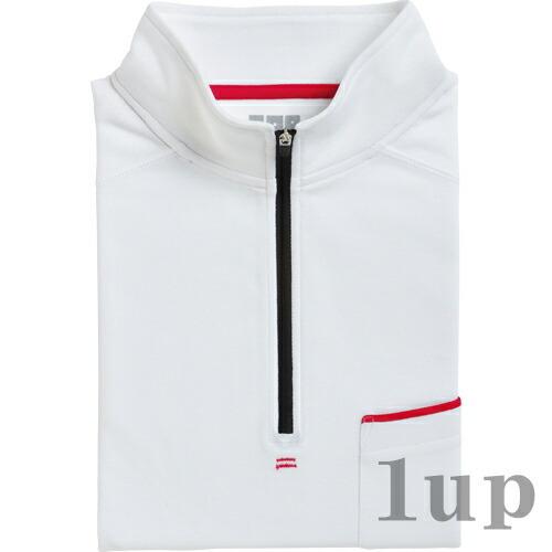 M-5L 作業服 寅壱 作業着 5960-623 赤耳ジップアップハイネックシャツ(大きいサイズも同価格) | 寅壱 | 08