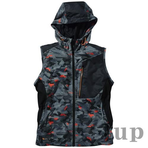 寅壱 【廃番特価】作業服 作業着 5990-662 フード付きドライベスト S