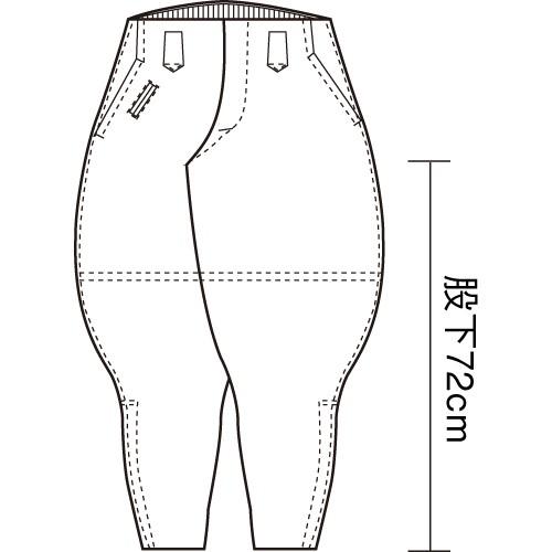 寅壱 作業服 作業着 7600-407 新型乗馬ズボン 小(76)-特大(85) (鳶衣料
