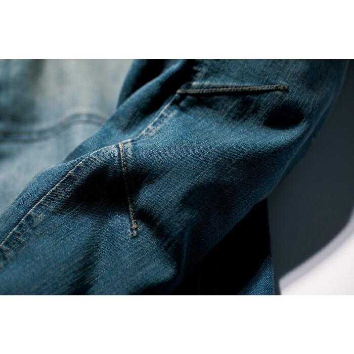 S-5L 作業服 寅壱 作業着 8850-554 デニムライダースジャケット (年間 レギュラーフィット) | 寅壱 | 14