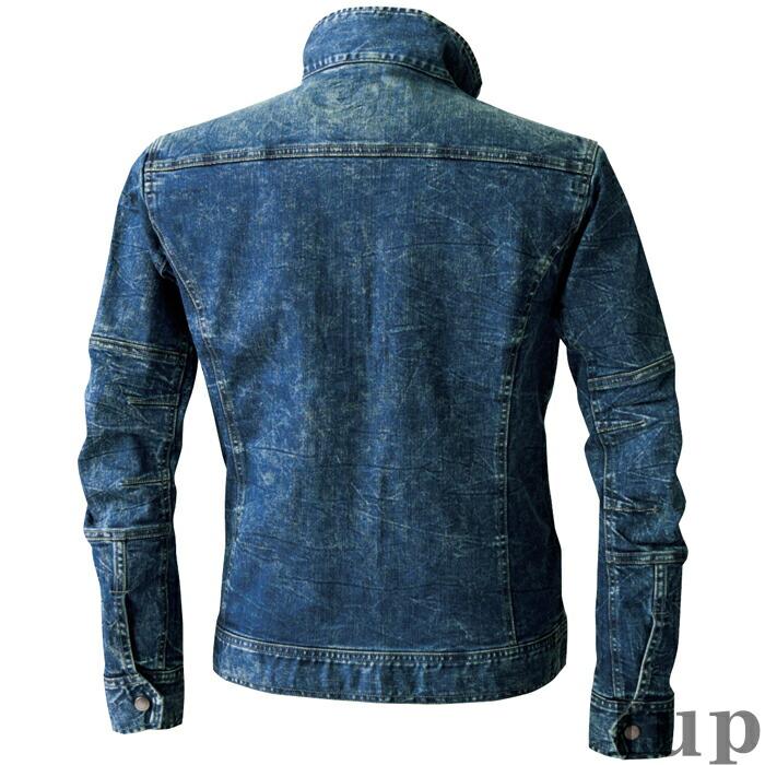 S-5L 作業服 寅壱 作業着 8920-124 デニム 長袖ブルゾン(年間)(大きいサイズも同価格) | 寅壱 | 07