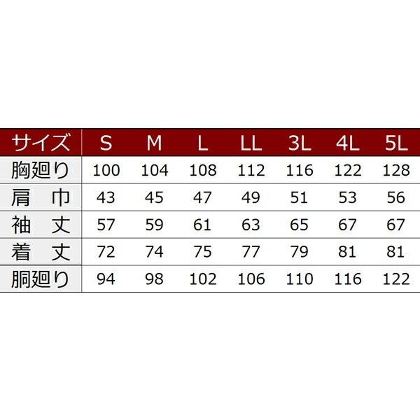 作業服 寅壱 作業着 8930-125 デニム長袖シャツ 「5L」(スタイリッシュ スリムフィット 年間)｜1up｜03