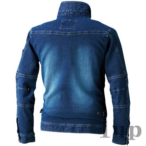 寅壱 人気 8940 上下 セット デニム メンズ 作業着 未使用 新品 3L, 寅壱 上下セット デニム ライダースジャケット デニムカーゴパンツ