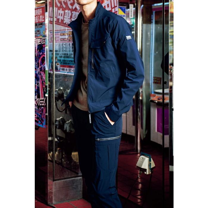 M-5L 作業服 寅壱 作業着 9334-124 長袖ブルゾン  (春夏用)(大きいサイズも同価格) | 寅壱 | 03