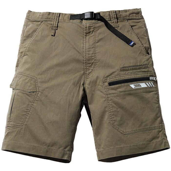 S(72)-5L(105)  作業服 寅壱 作業着 9531-241 カーゴハーフパンツ  (レギュラーフィット 春夏)(大きいサイズも同価格) | 寅壱 | 12