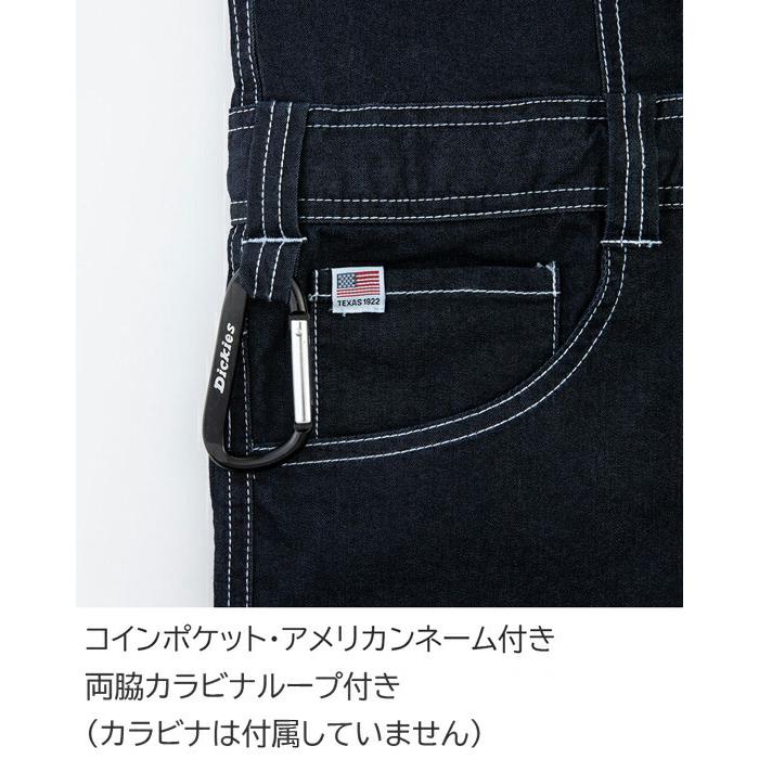 SS-5L Dickies ディッキーズ つなぎ 作業服 作業着 D-706 ストレッチデニムツナギ (年間)(大きいサイズも同価格) |  | 09