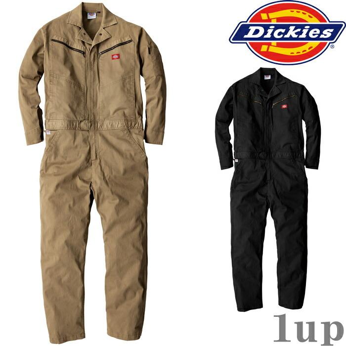 SS-5L Dickies ディッキーズ つなぎ 作業服 作業着 D-726 ストレッチツイルツナギ (年間)(大きいサイズも同価格) | 