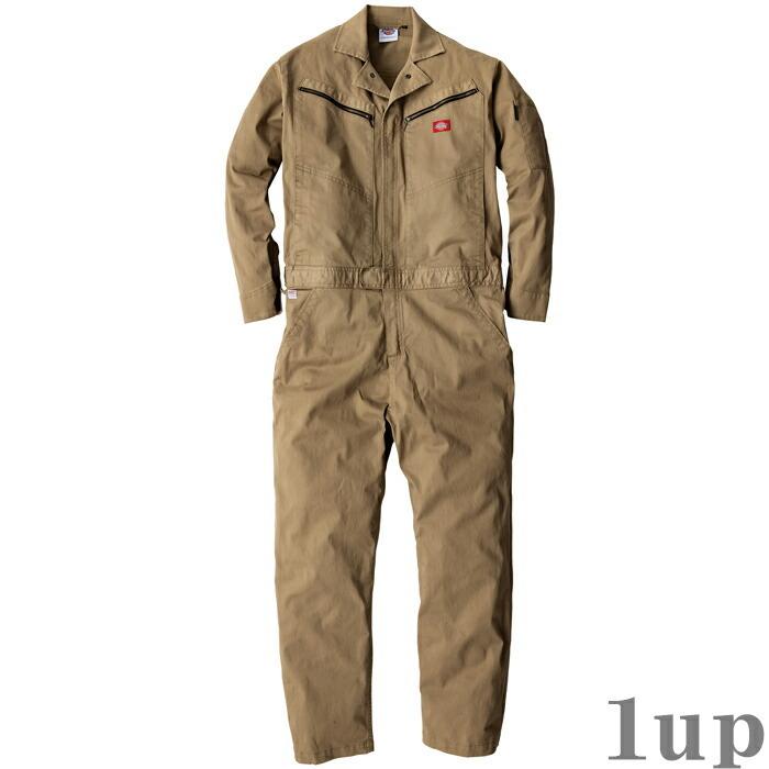 SS-5L Dickies ディッキーズ つなぎ 作業服 作業着 D-726 ストレッチツイルツナギ (年間)(大きいサイズも同価格) |  | 14