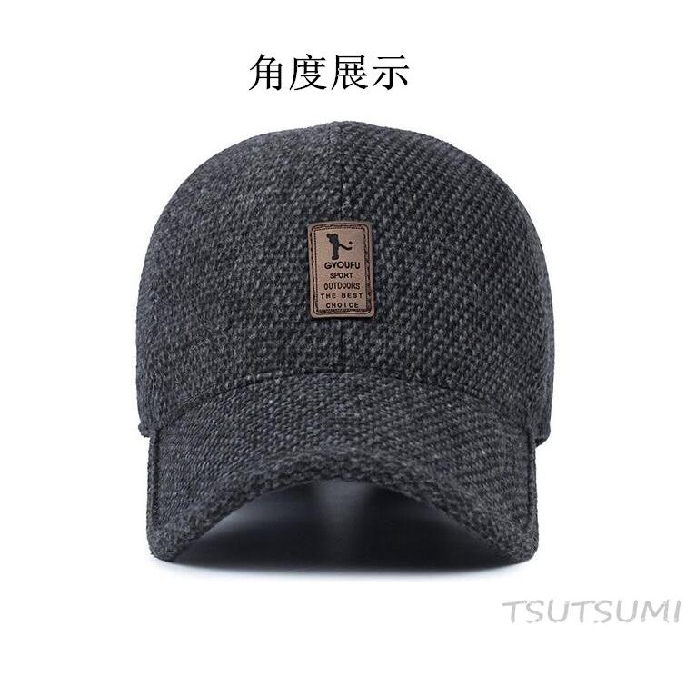 帽子 メンズ キャップ 紫外線 Uvカット 野球帽子 耳当て付 防寒 ゴルフ スポーツ帽子 秋 冬 3mcap08 Tsutsumi 通販 Yahoo ショッピング