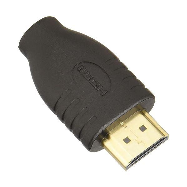 (まとめ)変換名人 変換プラグ HDMI(オス)→microHDMI(メス) HDMIA-MCBG〔×10セット〕