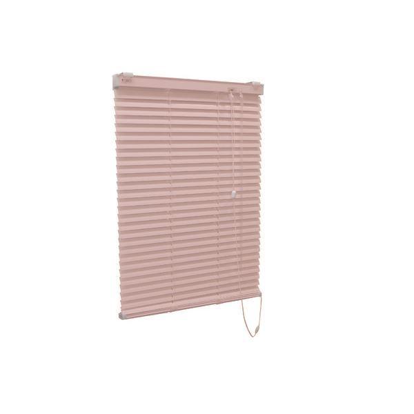 【 送料無料 】アルミ製 ブラインド 〔128cm×108cm ピンク〕 日本製 折れにくい 光量調節 熱効率向上 『ティオリオ』〔代引不可〕【 お買得 】