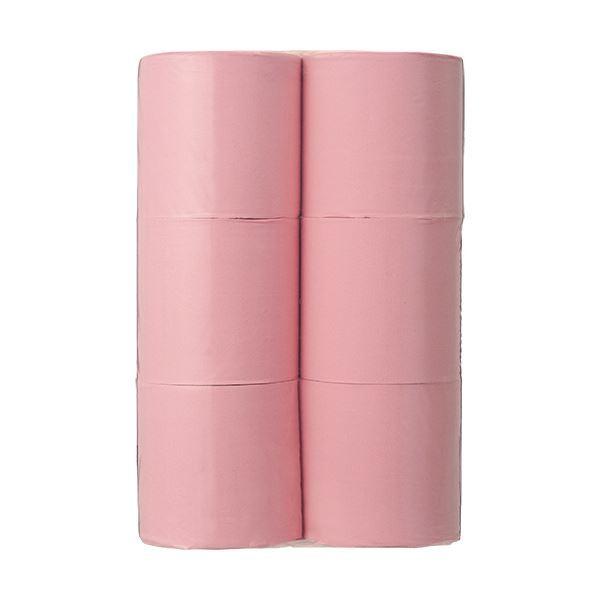 お買得 送料無料 まとめ Tanosee トイレットペーパー トイレットペーパー パック包装 シングル 芯なし ダイエット 健康 ピンク 1ケース 24ロール 6ロール 4パック 130m 5セ お買得 Ds フロンティア はなや 定番モデル