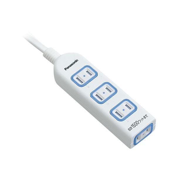 (まとめ) パナソニック ザ・タップX 2P・4個口 ホワイト 3.0m WHA2534WKP(1個) 〔×10セット〕