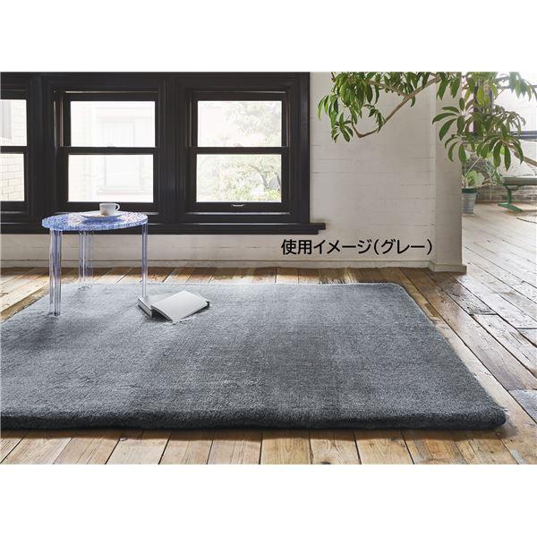 今日の超目玉  【 送料無料 】ラグマット/絨毯 〔約190×190cm ベージュ〕 ホットカーペット対応 すべりにくい 『ミーテ2』 プレーベル〔代引不可〕