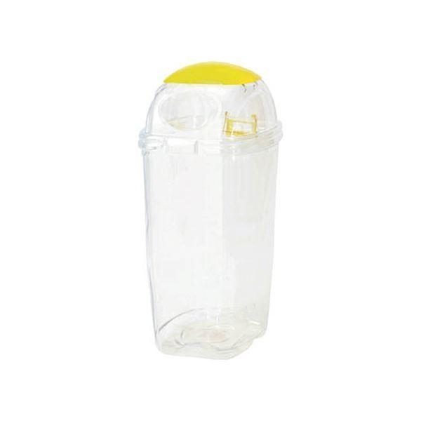 積水テクノ成型 透明エコダスター(本体・フタセット) #60 カン用 イエロー TPDR6Y 1個 MITAS積水テクノ成型 透明エコダスター(本体・フタセット) #60 ビン用