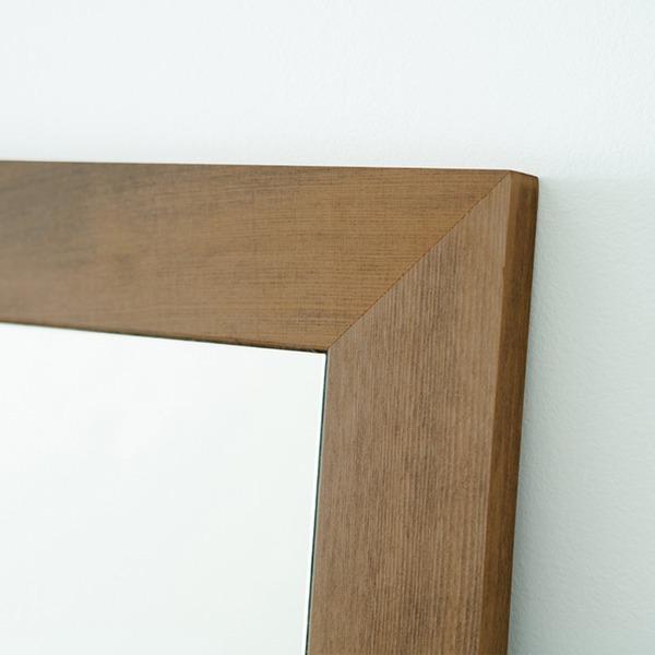 店内全品ﾎﾟｲﾝﾄ2倍!! 【 送料無料 】幅広枠ウォールミラー(54×130