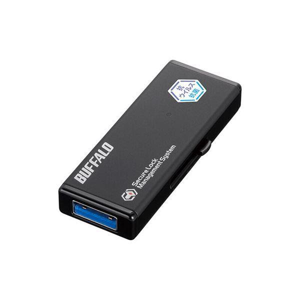 【 送料無料 】BUFFALO バッファロー USBメモリー 32GB 黒色 RUF3-HSVB32G