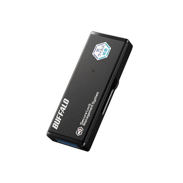 【 送料無料 】BUFFALO バッファロー USBメモリー 16GB 黒色 RUF3-HSVB16G