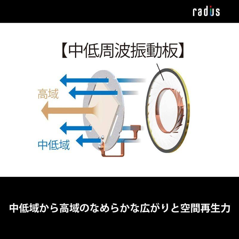 ラディウス radius HP-TWF31 W n°3 ハイレゾ対応イヤホン : Ne ドブルベヌトロワ 2枚の振動板 DDM方式ドライバー DDM方式ドライバー radius HP TWF31 ハイレゾ対応イヤホン Ne ドブルベヌトロワ 2枚の振動板 0mm