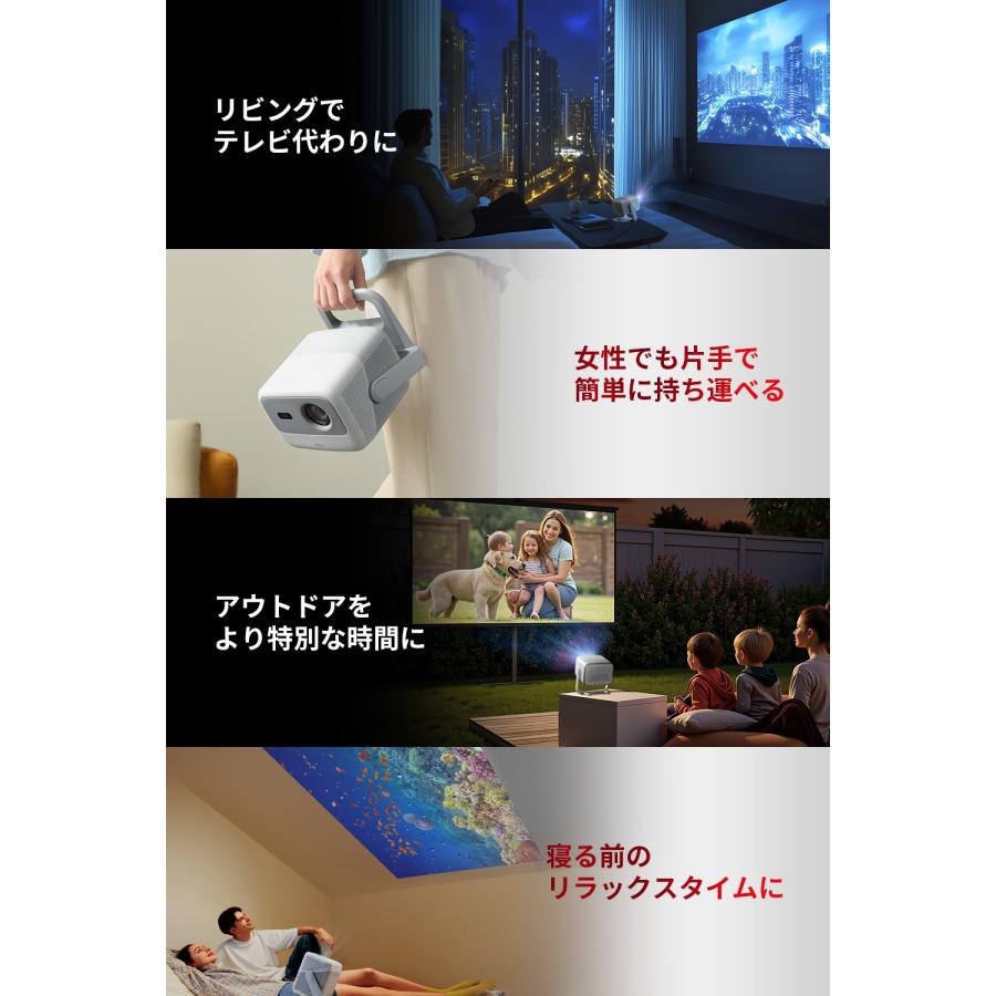 JMGO N1S 4K 3色レーザー ジンバル一体型4Kプロジェクター 小型 JMGO N1S 4K 3色レーザー ジンバル一体型4Kプロジェクター 小型