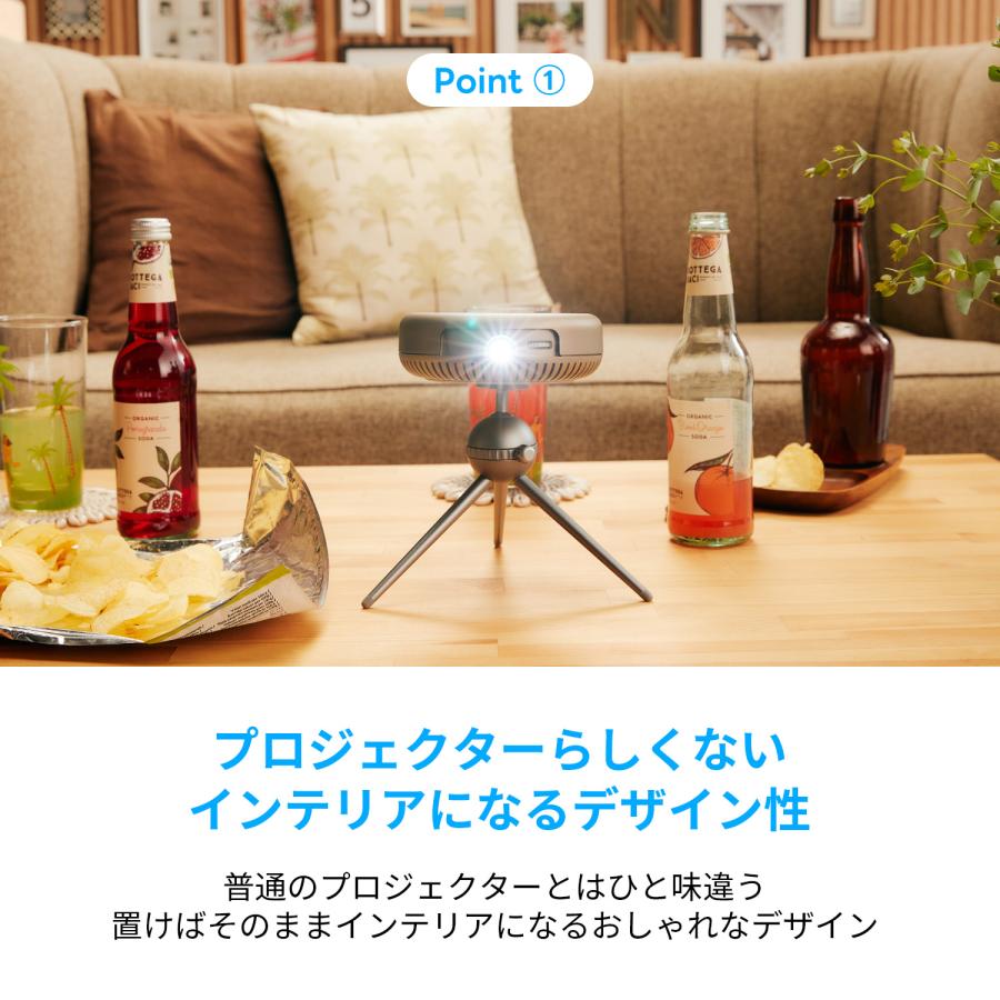 プロジェクター Adget Pocket Projector モバイル バッテリー内蔵 小型
