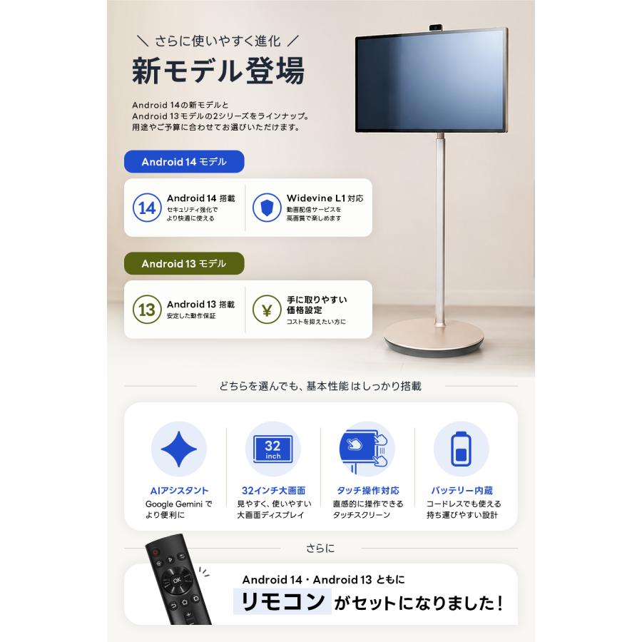 【大幅値下げ】Adget 32型 4K タッチスクリーンモニター スタンド型 Adget Alternative 32inch スタンド付き大画面タブレット モニター 4K