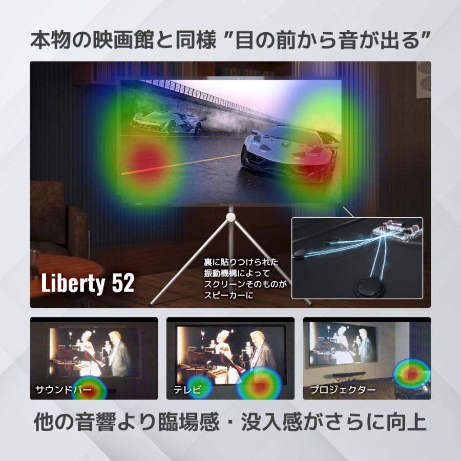 Bloomsbury Lab Liberty 52 スピーカー一体型 自立式 プロジェクター用