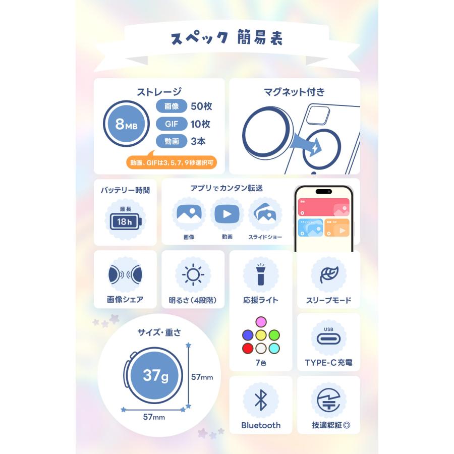 Can-Badge Mag（キャンバッジマグ）マグネット デジタル缶バッジ 画像