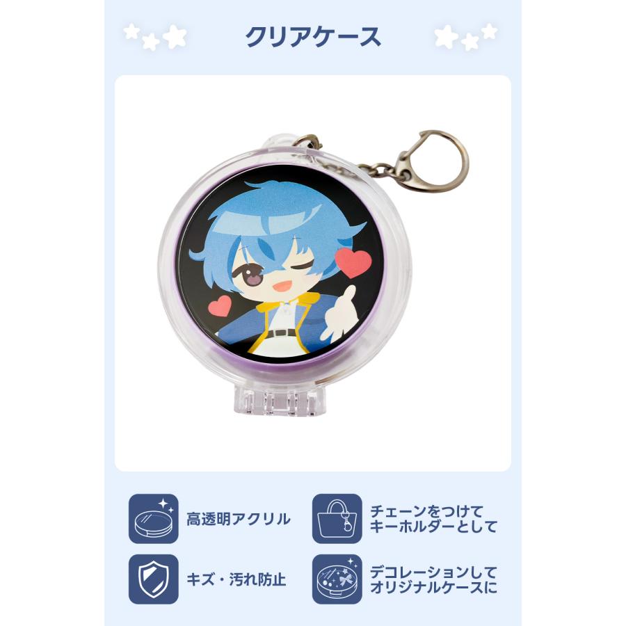 Can-Badge キャンバッジ デジタル缶バッジ用アクセサリー クリアケース