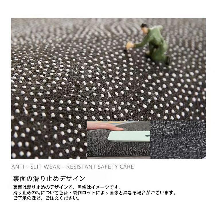 快適なオールシーズンカーペットの洗えるマット カーペット 洗える ラグ 毛なし ofen 北欧 春 夏 絨毯 オール