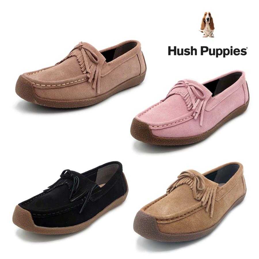 ハッシュパピー（Hush Puppies） レディース スエード キルト スリップ 