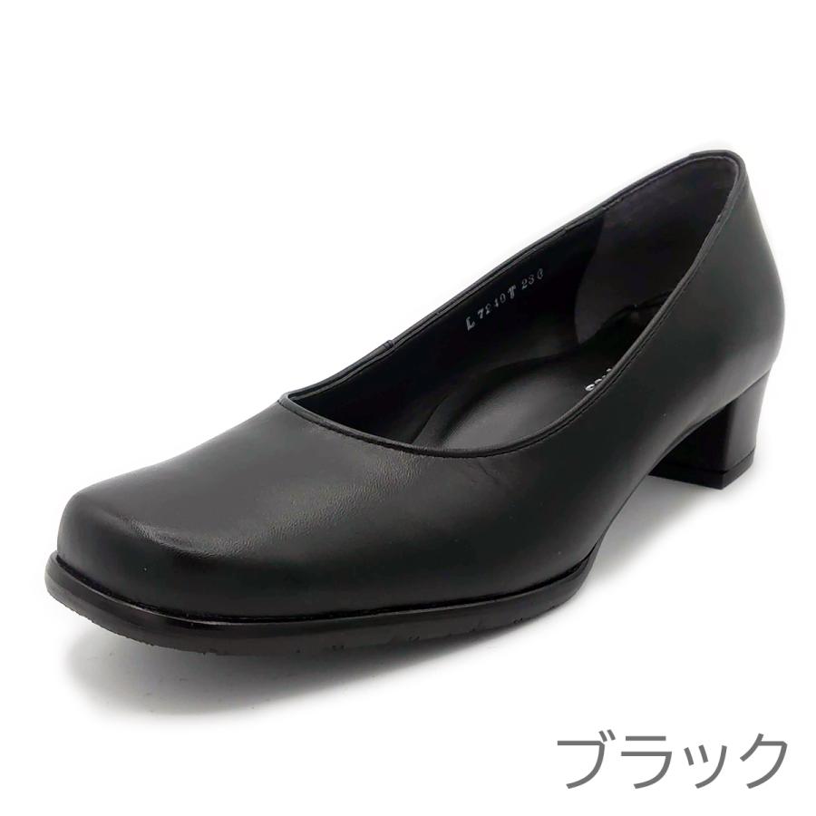 Hush Puppies ハッシュパピー　レディース パンプス L-7240T　ブラック 2021 リニューアル　靴｜202shoes-mori｜02