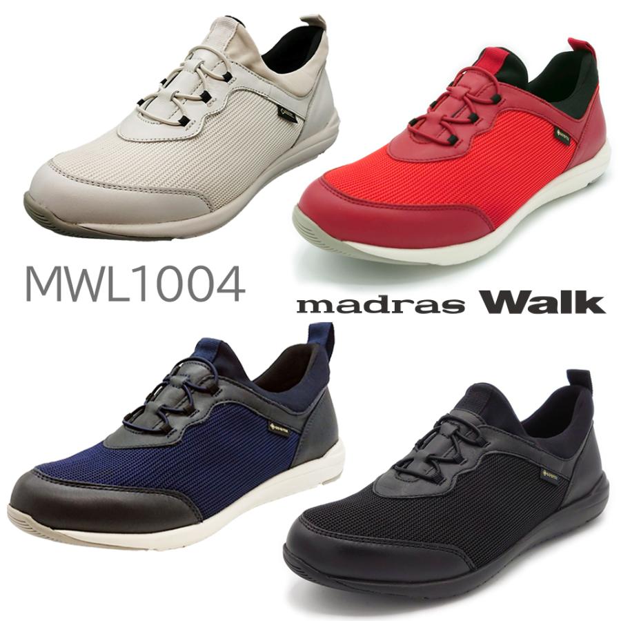★未使用！madras Walk ゴアテックス 防水 軽量ウォーキングシューズ madras Walk（マドラス ウォーク） レディース スリップオン 防水