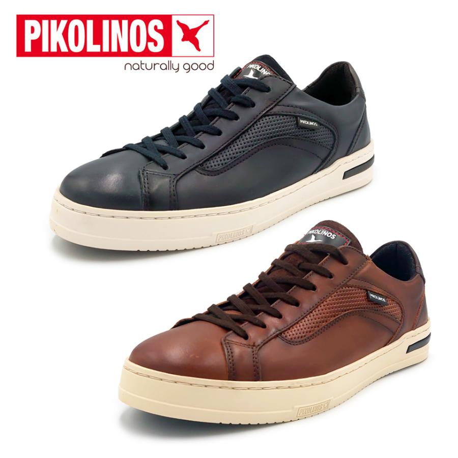 ひぃ PIKOLINOS ピコリノス メンズ レザー スニーカー PK-111 XATIVA M1K